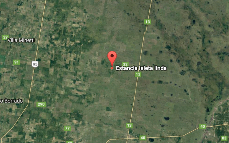 Mapa Isleta Linda